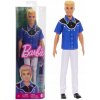 Barbie bábika Ken blond Fashionista modrá košeľa kovbojská HRH25