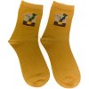 Dámske žlté ponožky FLOWE