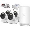 iGET HGNVK88004P + BATERIE ZDARMA - bateriový bezdrátový WiFi FullHD set, 8CH NVR + 4x FullHD kamera