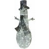 DECOLED Svietiaci snehuliak 107 cm, ľadovo biely