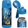 Detská nerezová fľaša na pitie JARLSON MALI Robot 350 ml