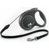 Vodítko FLEXI Black Design M lanko 5m/20kg strieborná
