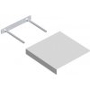 Samonosná polica FS 235x235 biela