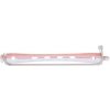Plastové natáčky na trvalú s patentnou gumičkou 8051 - white/pink - 7 mm