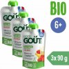Good Gout BIO Ovsený dezert s jahodou a banánom 3× 90 g