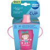 CANPOL BABIES Nevylievací hrnček TOYS 250 ml ružový