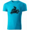 T-ričko BMW GS tour pánske tričko Farba trička: Tyrkysová, Veľkosť: 3XL