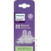 AVENT CUMLÍK na fľašu Natural Response 5 2 ks transparentný