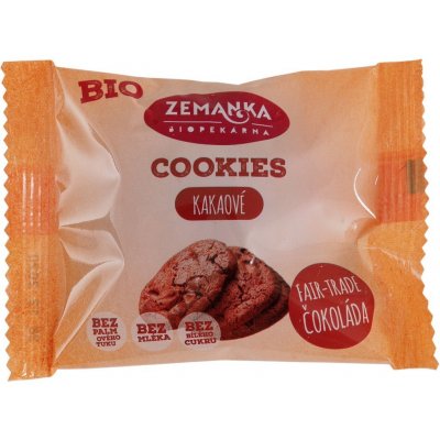 Biopekárna Zemanka Bio cookies kakaové 33 g