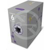 Solarix Instalační kabel CAT6 UTP LSOH Dca-s2,d2,a1 450 MHz 305m/box 26100021