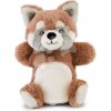 Plyšová panda červená na bábkové divadlo Red Panda Puppet Histoire d’ Ours oranžová 24 cm od 0 mes
