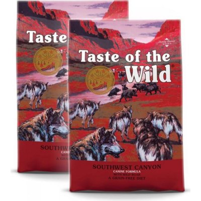Taste of the Wild Southwest Canyon Canine 2x12,2 kg