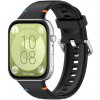 VSETKONAMOBIL 111001 WAVY Silikónový remienok pre Huawei Watch Fit 4 / Fit 4 Pro čierny
