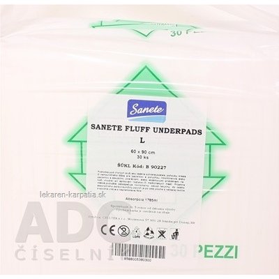 Sanete Fluff Underpads L 60x90 30 ks