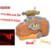 Mikro trading Dinoworld - Dinosaurus hlava - 17 cm - chrlící páru