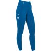 Equestro Legíny jazdecké Summer s gripom dámske blue coral