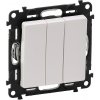 Legrand 752103 Valena Life – trojitý vypínač č. 1, biely + predĺžená záruka na 3 roky