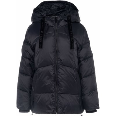 GUESS LETIZIA HOODED PUFFA W3BL21WG0V0-JBLK čierna