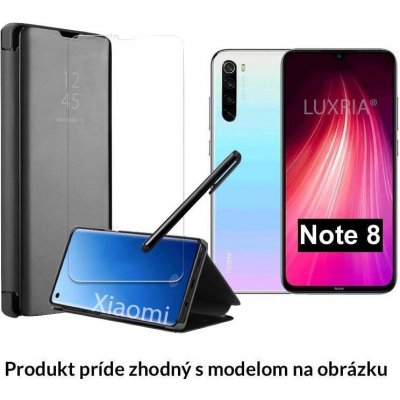 Otváracie Púzdro Luxria Clear View pre Xiaomi - Čierne Pre Xiaomi: Redmi Note 8