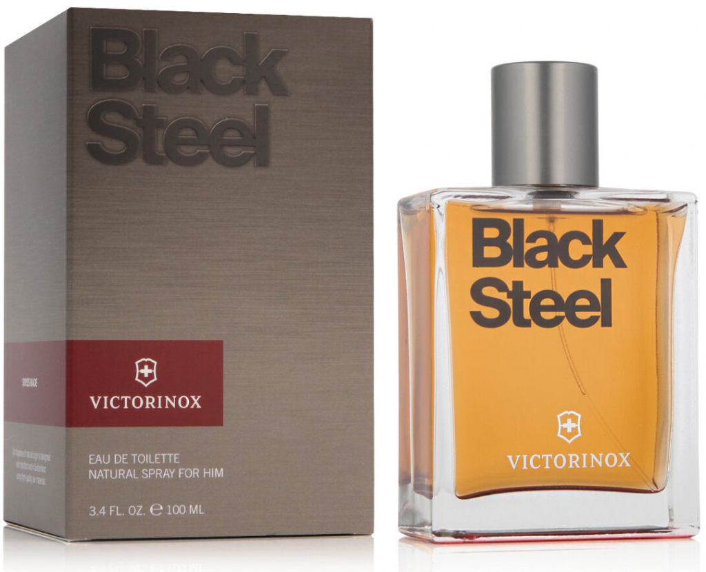 Swiss Army Black Steel toaletná voda pánska 100 ml