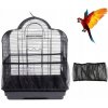 NYLONOVÝ OCHRANNÝ KRYT NA KLIETKU PRE VTÁKY PAPAGÁJE M ČIERN