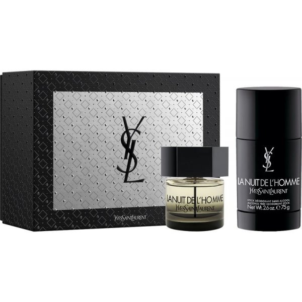 Kozmetická sada Yves Saint Laurent La Nuit de L'Homme EDT 60 ml + La Nuit de L'Homme dezodorant (bez alkoholu) 75 g darčeková sada