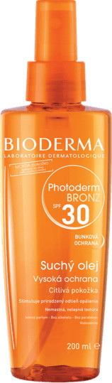 Bioderma Photoderm Bronz suchý olej SPF30 200 ml od 16,45 € - Heureka.sk