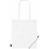 Berber skladacia RPET nákupná taška, biela