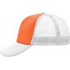 Myrtle Beach (Daiber) 5 panelová šiltovka MB070 - Oranžová / biela | uni