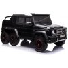 Lean Cars elektrické autíčko Mercedes G63 6x4 motor 4X45W batéria 2x12V7AH 2024 černá