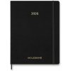 MOLESKINE 2026 Essential XXL vertikálny týždenný, mäkké dosky, čierny