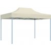 Profesionálny skladací párty stan oceľový 3x4 m krémový