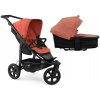 TFK Mono3 2v1 Salmon Combi carrycot + Seat unit Nenafukovacie kolesá (s výplňou) Hlboká vanička Salmon