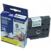 Brother TZ-221 Laminovaná páska 9mm biela/čierna