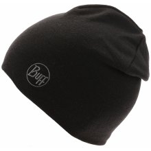 Buff čiapka Heavyweight Merino Wool Hat Solid black