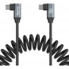 SmallRig 4793 USB-C (uhlový) na USB-C (uhlový) špirálový dátový