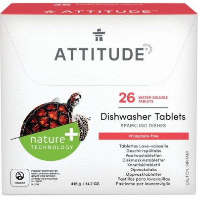 Attitude Tablety do umývačky bez fosfátov (26 dávok)