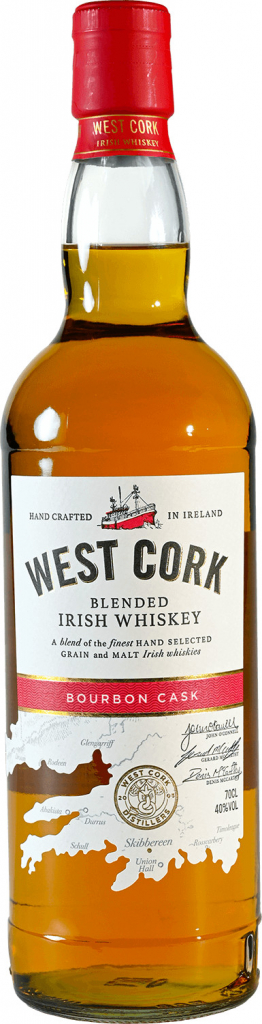 West Cork whiskey bourbon Cask 40% 0,7 l (čistá fľaša)