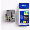 páska BROTHER TZ355 biele písmo, čierna páska Tape (24mm) (TZE355)