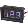 Digitálny voltmeter (panelový, modrý)