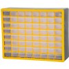 Organizér na stenu Strend Pro SBx3045-G, 64 zásuviek