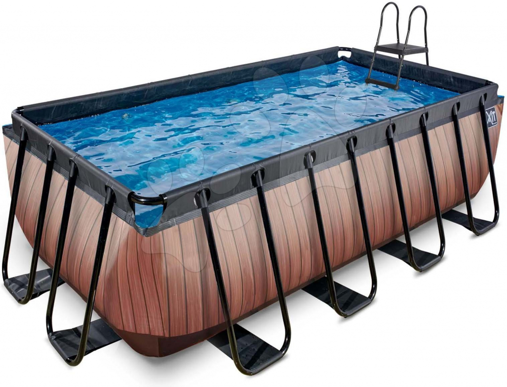 Exit Toys Wood pool Bazén s pieskovou filtráciou 400x200x122 cm