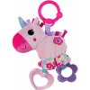 BRIGHT STARTS Hračka aktívna na C krúžku Sparkle&Shine jednorožec ružový 0m+