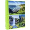 Zastrkávací fotoalbum 10x15/300 WORLD zelený