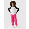 4F dievčenské tepláky TTROF754 Ružová