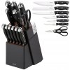 Sada 13 nožov s ocieľkou a stojanom, oceľ Klausberg KB-7985