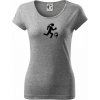 Orientačný beh muž-žena - Dámske tričko Pure - S ( Tmavosivý melír )