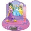 Lexibook Detský budík Disney Princess s rádiom a projektorom