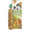 VERSELE LAGA Crispy Sticks Rabbits-Guinea Pigs-2ks s mrkvou a petržlenom-králik,morča 110g