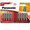 PANASONIC Alkalické baterie Pro Power LR6PPG/8BW AA 1,5V (Blistr 8ks)